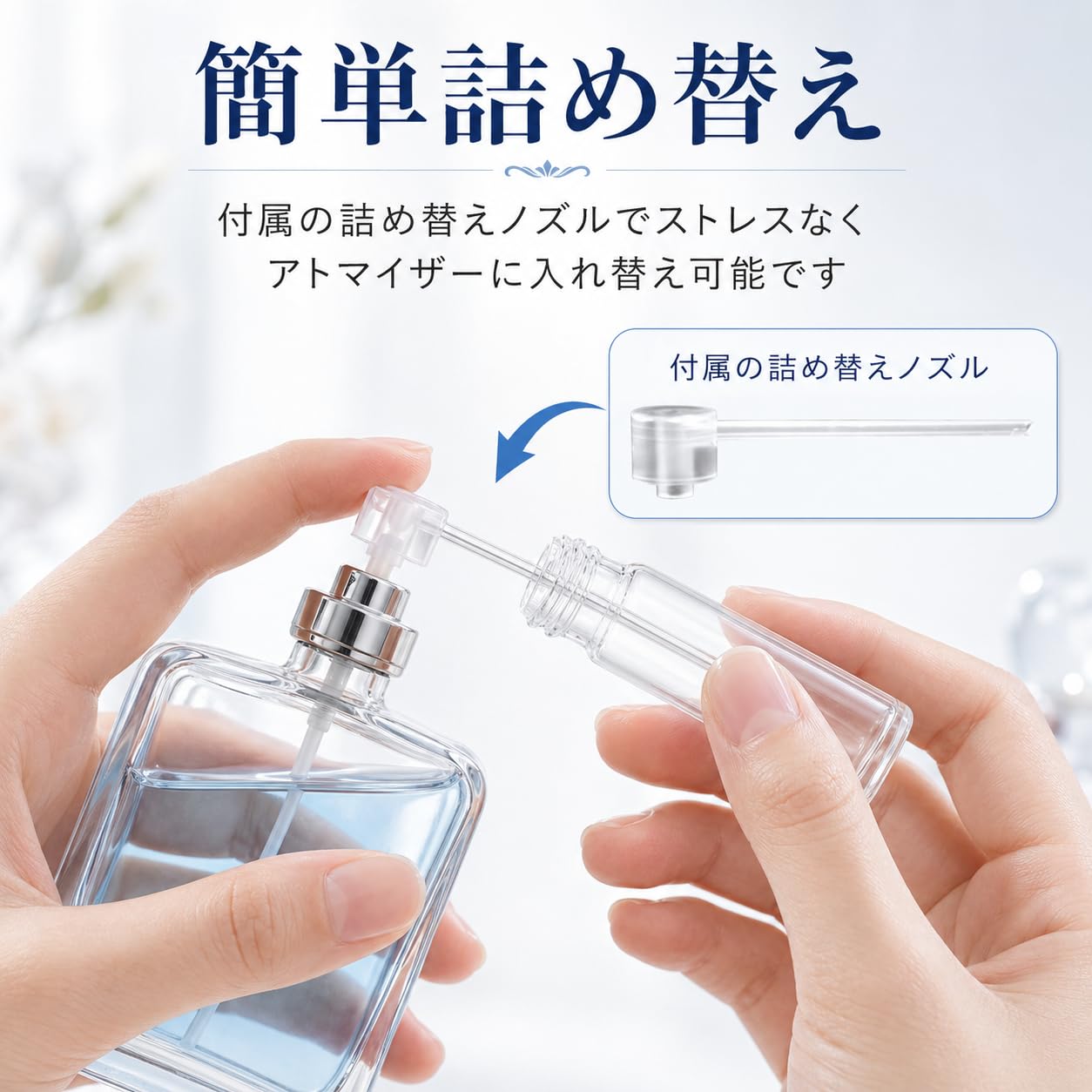 Amazon | (Pellforia) アトマイザー 詰替えボトル 香水 スプレー